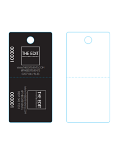The Edit Double Sided Cloakroom Tags