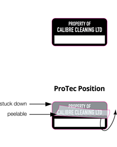 Calibre Cleaning Ltd Write & Seal Labels