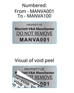 Acquisition IT Void Labels - MarriottV&AManchester