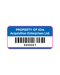 iORA Code 128 Asset Labels