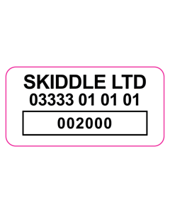 Skiddle Ltd Asset Labels