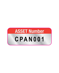 Aluminium Asset Labels