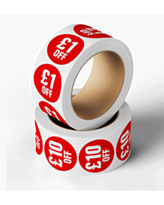 £ Off Labels