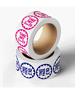 50mm Flash Price Labels