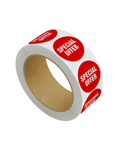 Red Special Offer Stickers