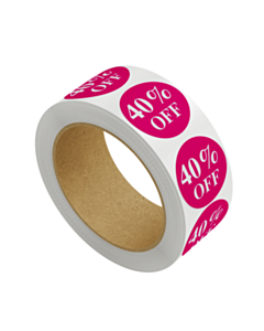 Magenta 40% Off Stickers