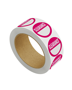 Clearance Stickers 50mm