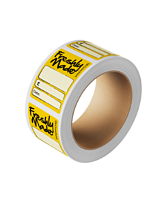 Yellow Sandwich Labels 50x73mm
