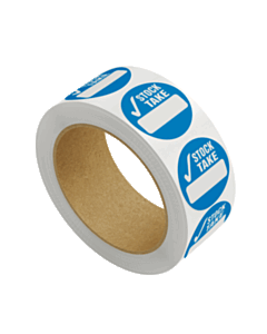 Blue Stock Take Labels 50mm