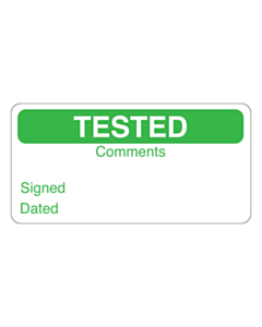 Tested Labels