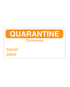 QC Quarantine Labels