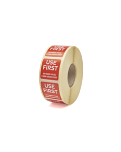 Use First Stickers 25x25mm