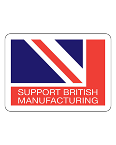 Support British Manufacturing Stickers 45x33mm