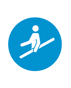 Use Handrail Labels