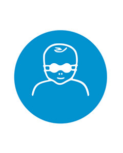 Protect Infants Eyes with Opaque Eye Protection Labels