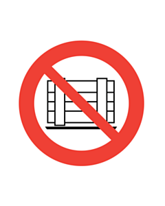 Do Not Obstruct Labels 100mm