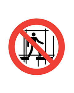 Do Not Use This Incomplete Scaffold Labels 100mm