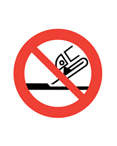 Do Not Use for Face Grinding Labels 100mm
