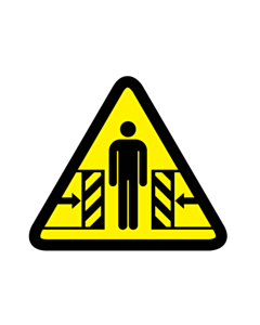Crushing By Moving Parts Warning Labels