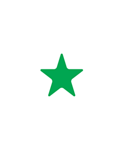 Green Star Shaped Stickers 10mm