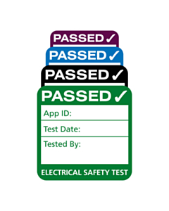 4th/5th Edition Plug Top PAT Test Labels 25x25mm
