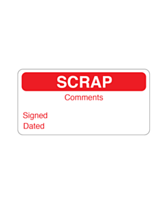 Scrap Labels 40x20mm