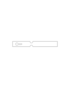 180x20mm Self-Tie Loop Lock Labels