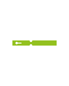 180x20mm Green Self-Tie Loop Lock Labels