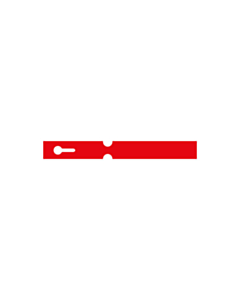 180x20mm Red Self-Tie Loop Lock Labels