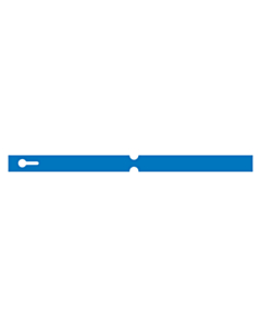 300x20mm Blue Self-Tie Loop Lock Labels