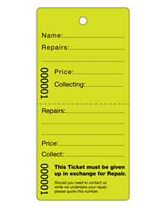 2-Part Repair Tags