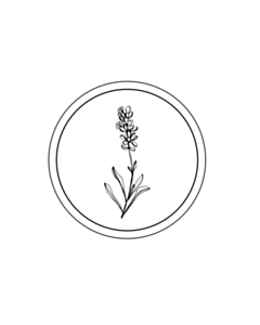 Lavendar Stickers 40mm