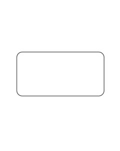 White Destructible Vinyl Labels 40x20mm