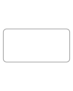 White Destructible Vinyl Labels 50x25mm