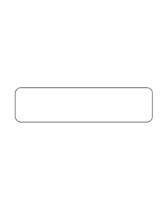 White Destructible Vinyl Labels 60x15mm