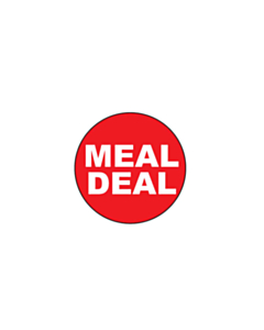 Meal Deal Stickers 20mm Pack of 126 Stickers
