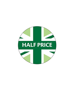 Half Price Labels 25mm Permanent