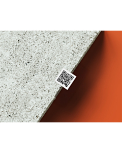QR Code Labels Vinyl 20x20mm
