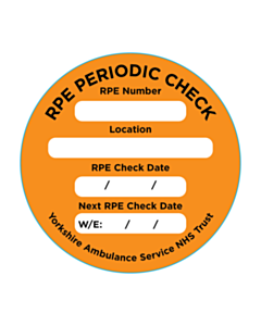 RPE Periodic Check Labels
