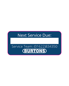 Burtons Next Service Due Labels