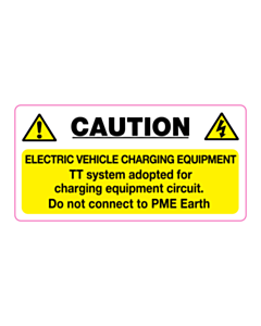 Electric Vehicle Charging Equipment Labels