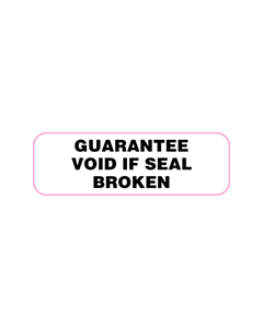 Guarantee Void Labels