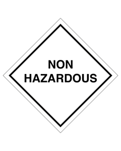 Non Hazardous Labels 100x100mm (250 Labels)