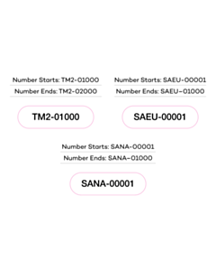 Dywidag Number Labels