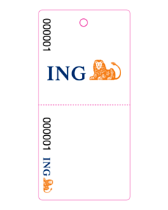 ING Cloakroom Tags