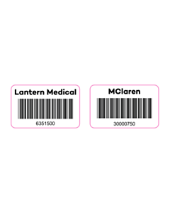 40x25mm Barcode Labels