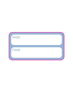 Was / Now Labels