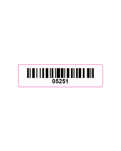 30x8mm Barcode Labels