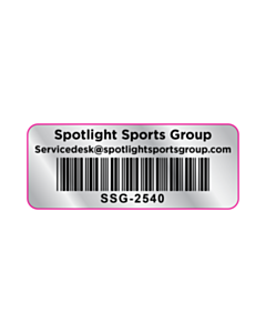 Spotlight Sports Barcode Labels