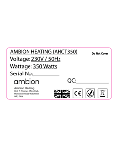 Ambion HP Main Sticker